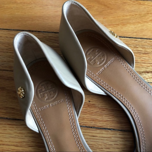 Tory Burch tan and black flats - Picture 6 of 10